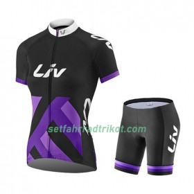 Fahrradbekleidung Radtrikot Kurzarm + Radhose Kurze 2017 CCC Liv Damen N002